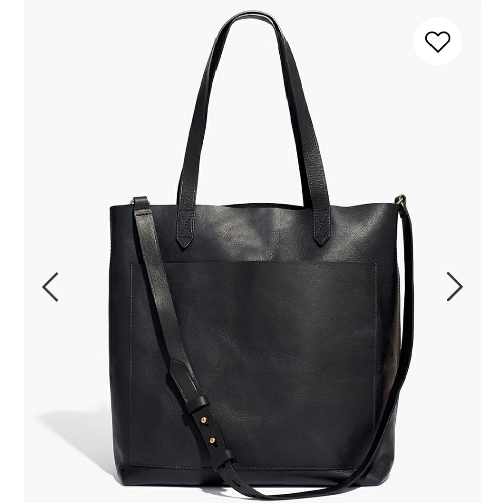 Madewell Black Medium Transport Tote